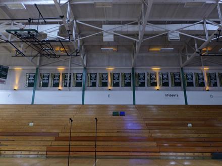 Up Lighting in Field House